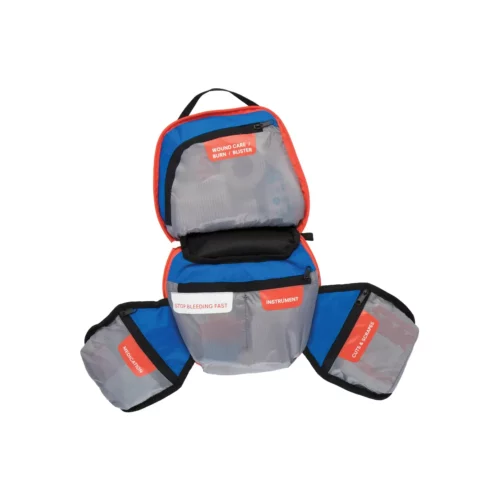 Backpacker Adventure Medical Kit opened up