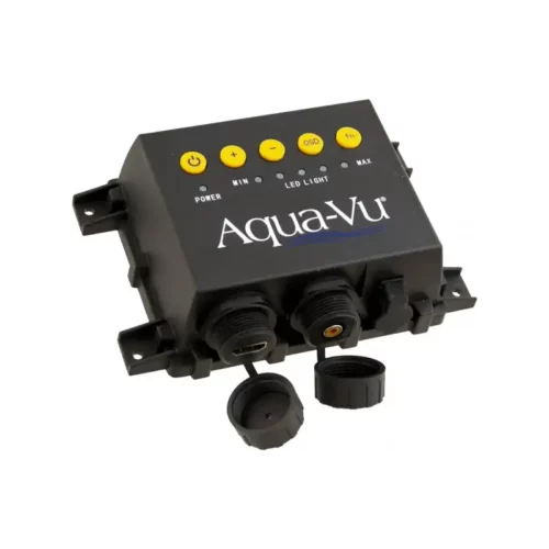 Aqua-Vu Multi-Vu Pro Gen2 Underwater Viewing System connections and buttons