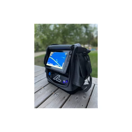 ArcLab 5200 Series Shuttle Bag on deck with chartplotter