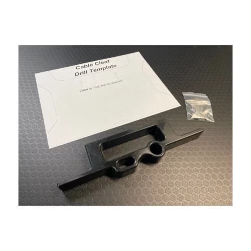 ArcLab Cable Cleat with drill template