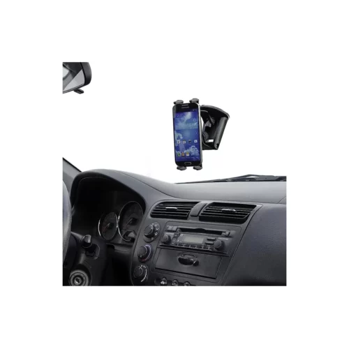 Arkon Windshield Dashboard Car Mount for Midsized tablets in use