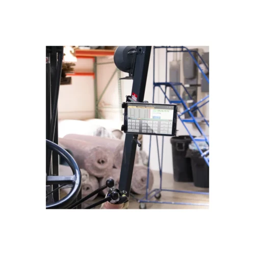 Arkon 5 inch Robust Forklift Pillar Tablet Mount mounted