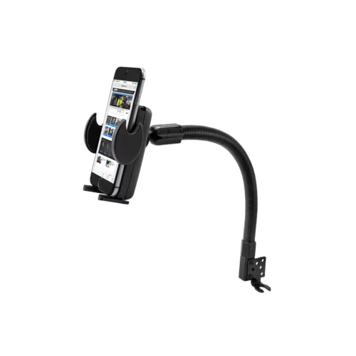Arkon Car or Truck Seat Rail or Floor Phone Holder Mount with smartphone