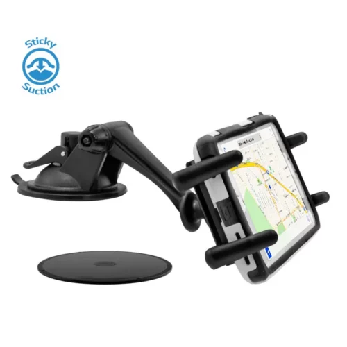 Arkon SM679 Slim-Grip Ultra Sticky Suction Windshield or Dash Phone Car Mount with tablet