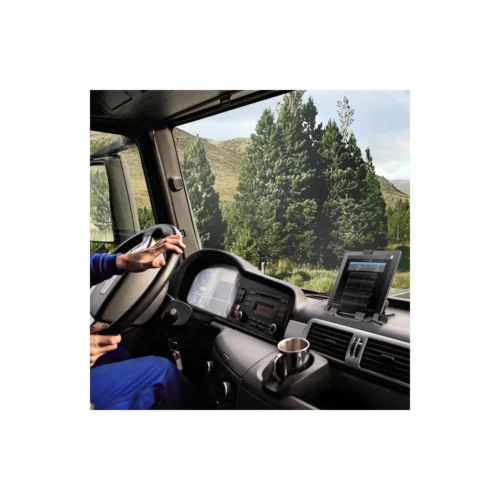 Arkon TAB4METKL Aluminum locking tablet mount in use