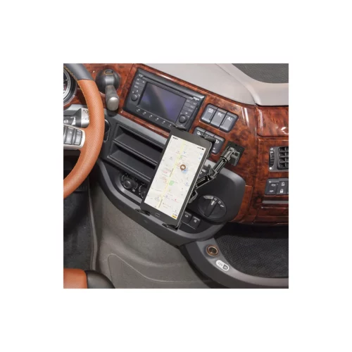 Arkon TAB806 drill-base mount for tablets attached to dash