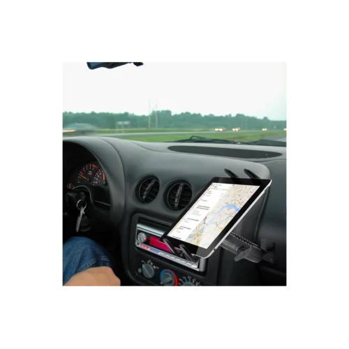 Arkon TABRMAMPS-MET Drill-Base Tablet Mount in use in car