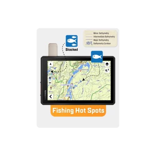 Backroad GPS maps - fishing hotspots