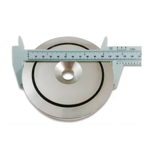 Brute Box Double Sided 1,200lb Magnet Fishing Bundle magnet measurement