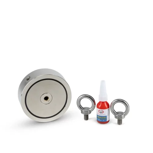 Brute Box Double Sided 1,700lb Magnet Fishing Bundle magnet