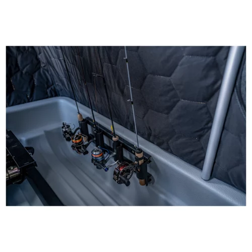 Clam four-position rod holder in use