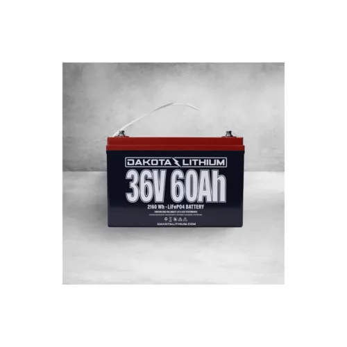 Dakota Lithium 36V 60Ah Deep Cycle LiFePO4 Single Battery front view