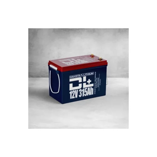 DL+ 12V 315Ah battery angled right view