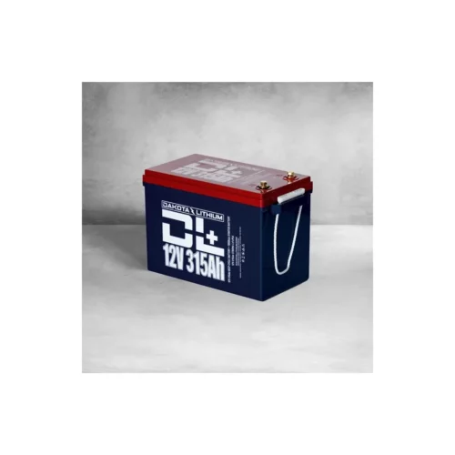 DL+ 12V 315Ah battery angled left