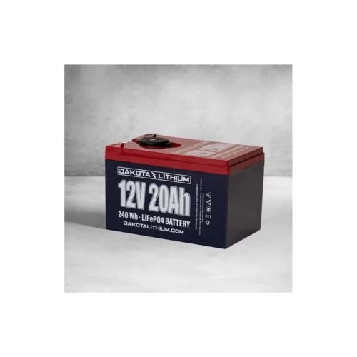 Dakota 12v 20Ah lithium battery for outdoor equipment, fish finders, ice fishing auger, scooters and more