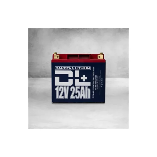Dakota Lithium+ 12v 25Ah 300cca Battery front view