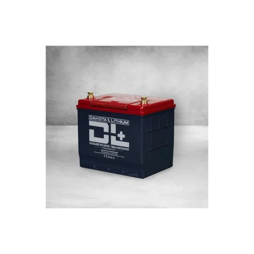 DL+ 12v 135Ah Dual Purpose 1000CCA battery left view