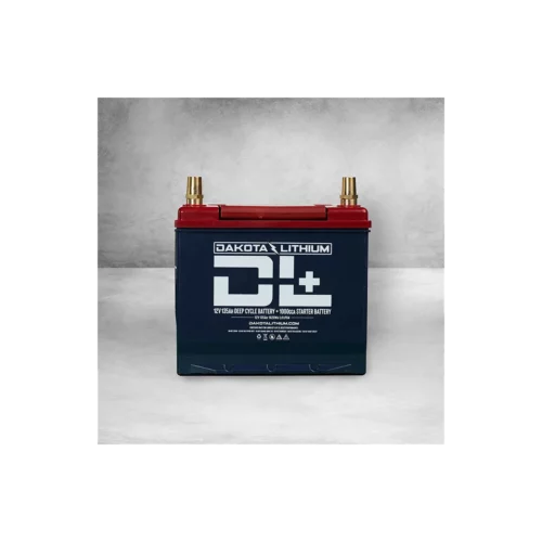 DL+ 12v 135Ah Dual Purpose 1000CCA battery front view