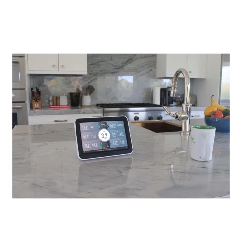 Davis WeatherLink Console on kitchen counted