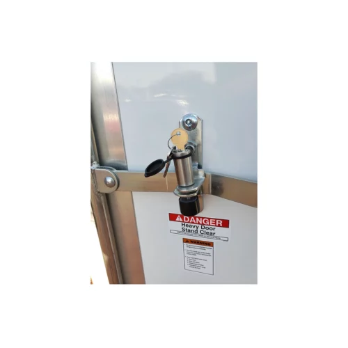 Durasafe Coupler Lock on closed trailer