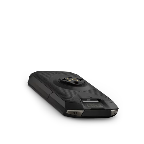 Garmin Edge 1050 bike computer bottom view of easy access control buttons