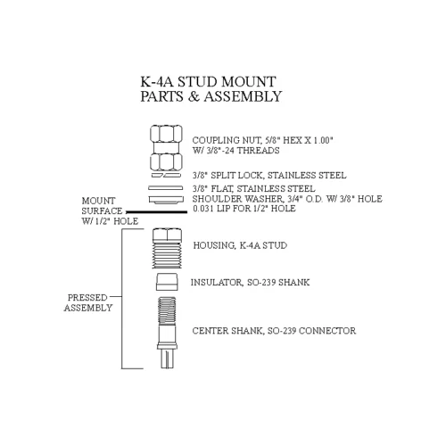 Firestik K-4A assembly