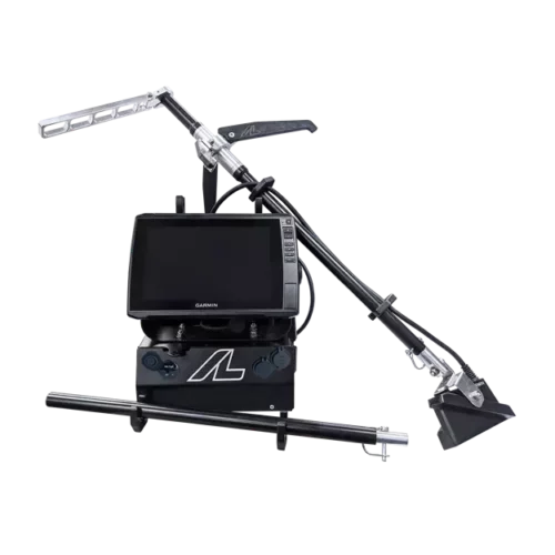 Garmin ECHOMAP Ultra 2 106sv LiveScope LSV 34 bundle with ArcLab 5200 shuttle and transducer pole
