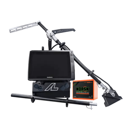 Garmin ECHOMAP Ultra 2 126sv LiveScope Plus LVS34 Arclab Bundle with 50AH Battery