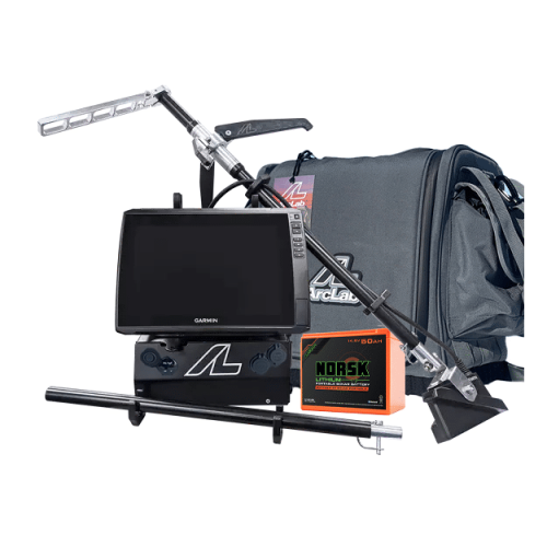 Garmin ECHOMAP Ultra 2 126sv LiveScope Plus LVS34 Arclab Bundle with 50AH Battery & Bag