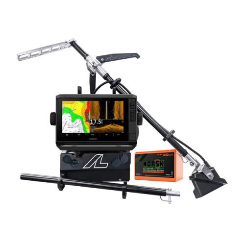 Garmin ECHOMAP UHD2 95sv LiveScope Plus LVS34 Arclab Bundle with 30AH Battery