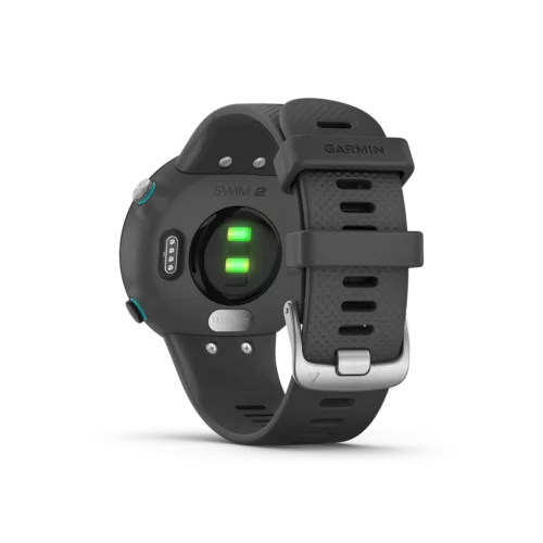 Garmin Swim 2 in slate back with heart rate monitor