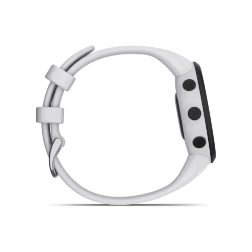 Garmin Swim 2 in whitestone right side with buttons