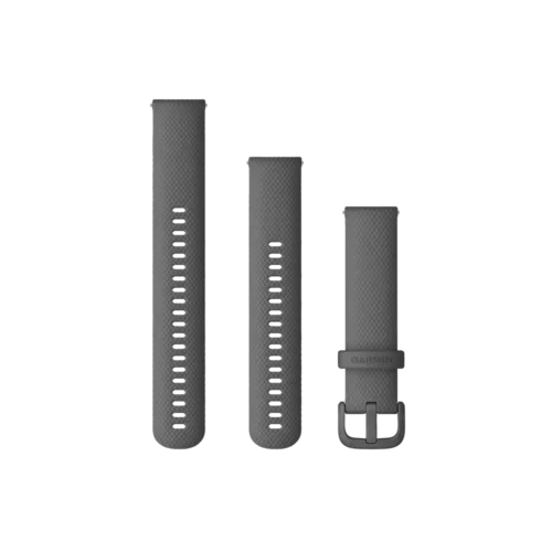 Garmin Quick Release Bands (20mm) - Black with Rose Gold Hardware