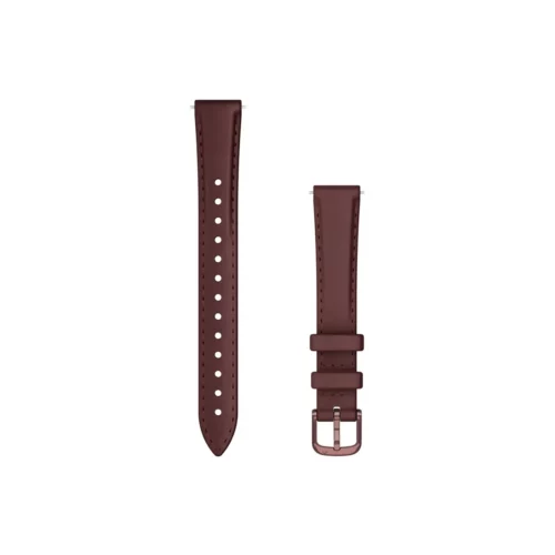 Garmin Lily 2 Bands (14 mm), Mulberry Leather with Dark Bronze Hardware (010-13302-21)