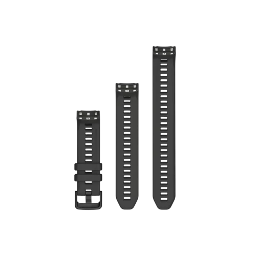 graphite 20mm watch band back view