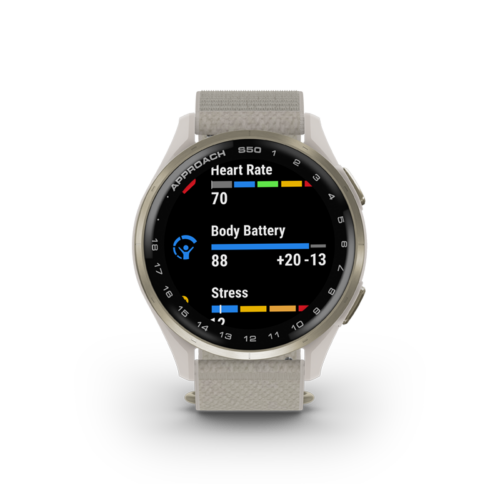 Garmin Approach S50 Ivory wellness