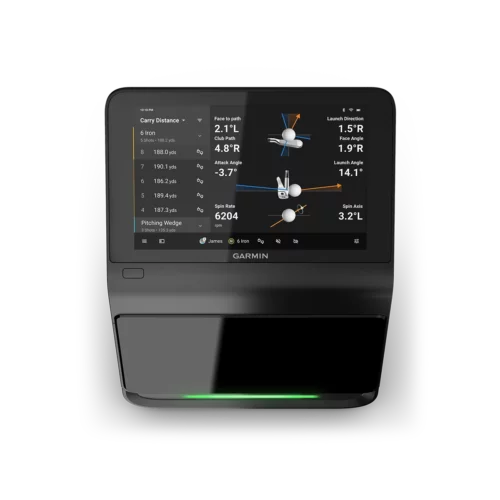 Garmin Approach R50 club metrics screen