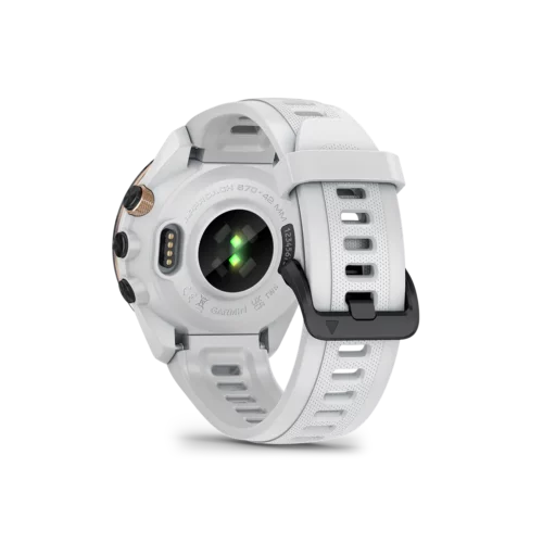 Approach S70 - 42 mm - Black Ceramic Bezel with White Silicone Band - back view