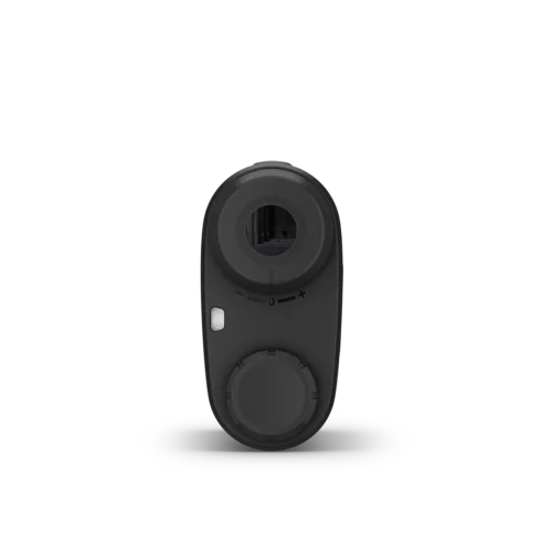 Garmin Approach Z30 laser golf rangefinder rear view viewing lens and settings