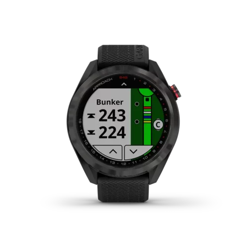 Garmin Approach S42 Golf GPS Smartwatch black bunker
