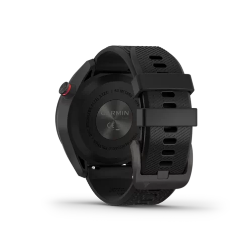 Garmin Approach S42 Golf GPS Smartwatch black back side