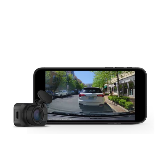 Garmin Dash Cam Mini 3 with smartphone