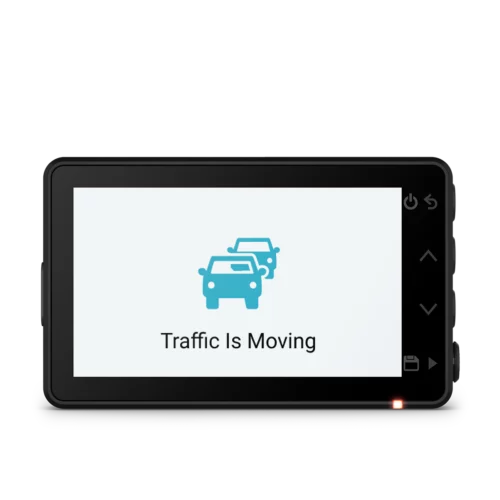Garmin Dash Cam X110 traffic moving alert