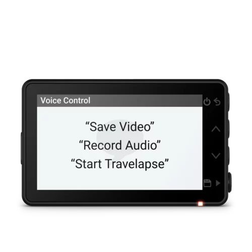 Garmin Dash Cam X110 voice commands