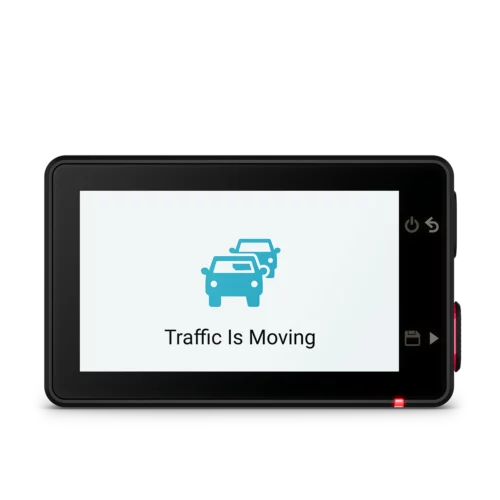Garmin Dash Cam X310 traffic moving alert