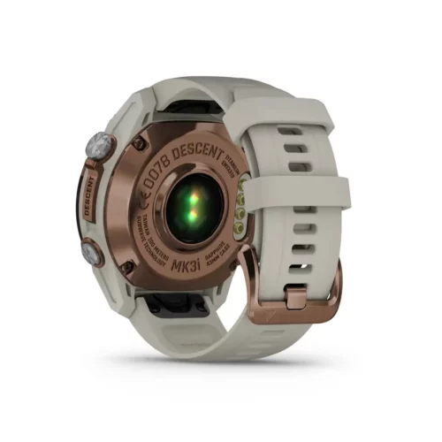 Garmin Descent Mk3i bronze - heart rate monitor view