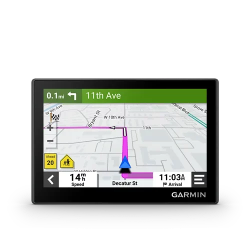 Garmin Drive 53 with navigation screen