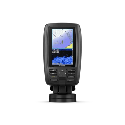 Garmin echoMAP Plus 45cv split screen view with sonar and charts