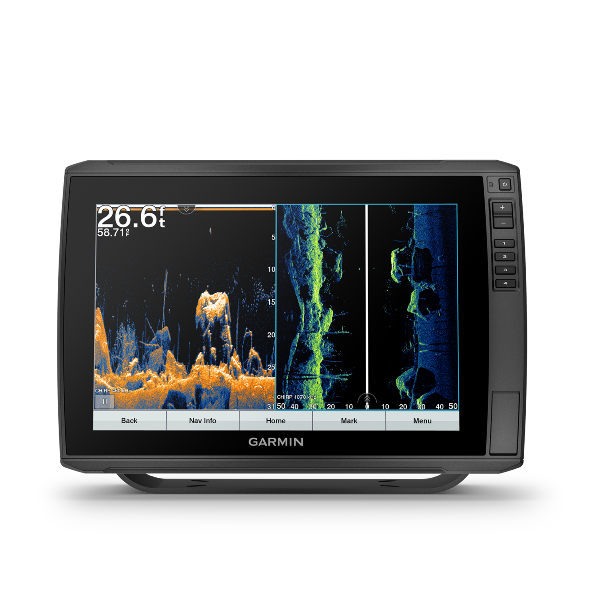 Garmin ECHOMAP Ultra 126sv marine chartplotter Garmin Navionics+