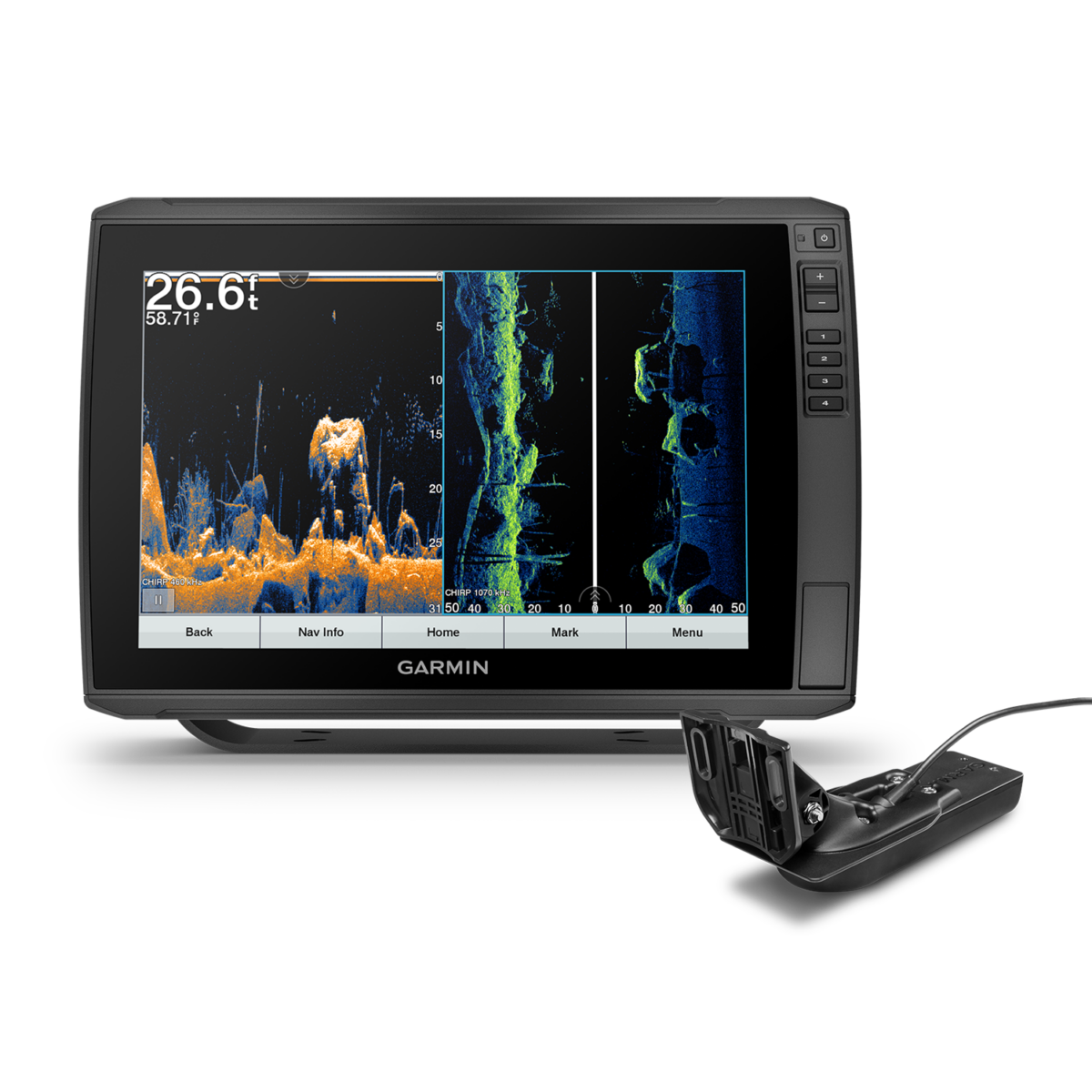 Garmin ECHOMAP Ultra 126sv Chartplotters GN+ with transducer